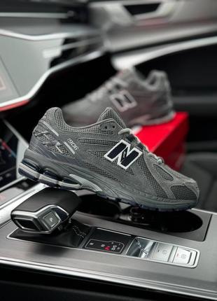 New balance 1906r gray black - кроссовки мужские серые6 фото