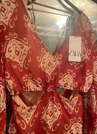 Сукня zara з відкритою спинкою2 фото