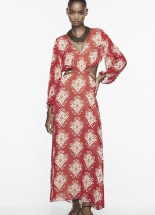 Сукня zara з відкритою спинкою3 фото