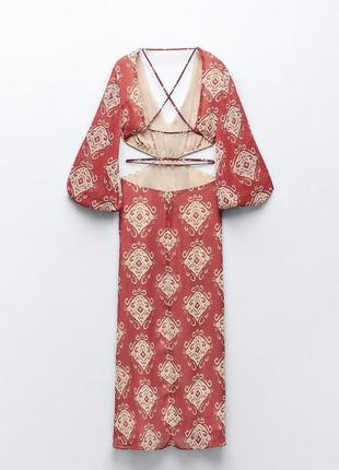 Сукня zara з відкритою спинкою5 фото