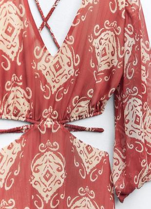 Сукня zara з відкритою спинкою7 фото