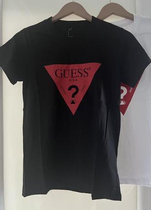 Футболки guess біла і чорна6 фото