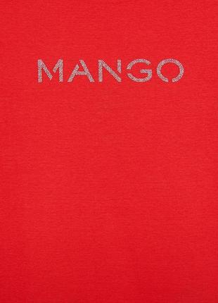 Футболка, футболка базова лого, футболка mango з лого, футболка однотонна