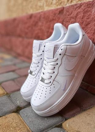 Жіночі кросівки nike air force 1 07 білі знижка sale | smb