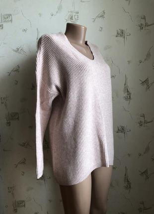 Свитер reserved, пудровый оверсайз светр пуловер свитер, вязаный свитерок2 фото
