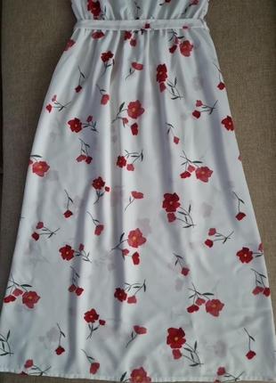 Міді сукня в квітковий привіт terranova8 фото