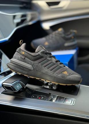 Adidas zx 420 gray - кроссовки мужские серые3 фото
