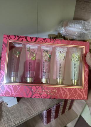 Набір блисків від victoria’s secret блиск вікторія сікрет