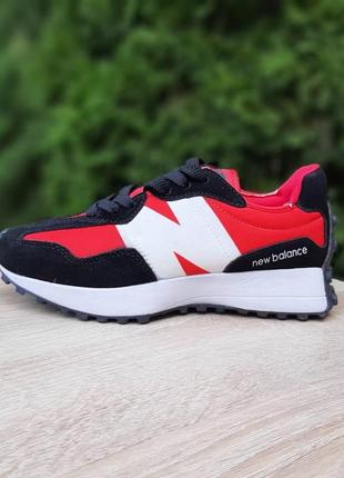 Женские кроссовки new balance 327 черные с красным скидкостью sale &lt;unk&gt; smb7 фото