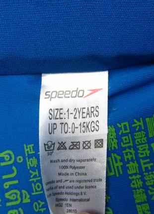 Дитячий костюм для плавання неопреновий жилет для плавання speedo sea squad swim vest im red/blue10 фото