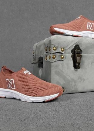 Женские кроссовки new balance тапки темная пудра скидка sale &lt;unk&gt; smb5 фото