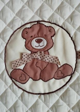 Бортики в дитяче ліжечко idea україна для дівчинки для хлопчика з медведиком  бампера захист в кроватку5 фото