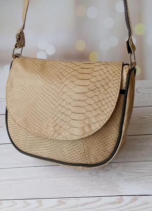 Женская сумка есения – сумка из натуральной кожи.  цвет уникальный, без повтора