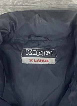 Kappa куртка пуховик xl размер мужская чёрная с лого оригинал5 фото