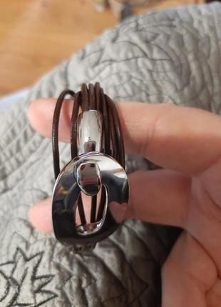 Стильный женский кожаный браслет francheska joyas8 фото