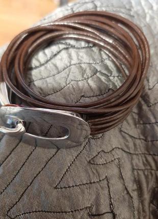 Стильный женский кожаный браслет francheska joyas7 фото