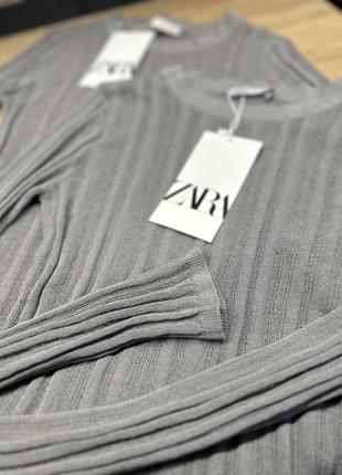 Лонгслив zara, кофта zara2 фото