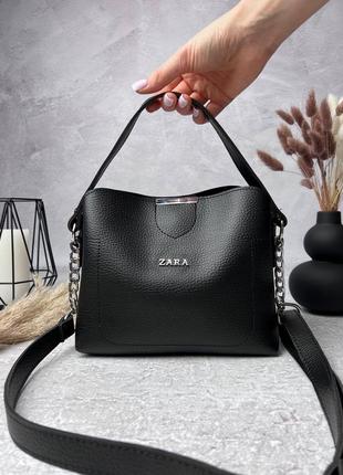 Женская сумочка zara black