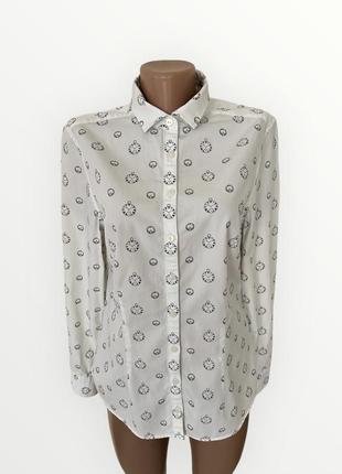Натуральная рубашка, блуза в принт charles tyrwhitt4 фото
