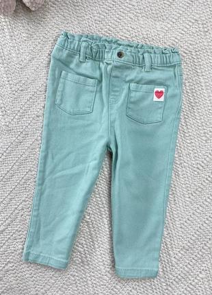 Стильные джинсы m&amp;s (12-18м)▪️2 фото
