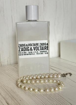 Оригінал! парфюм zadig &amp; voltaire this is her! 100 ml2 фото