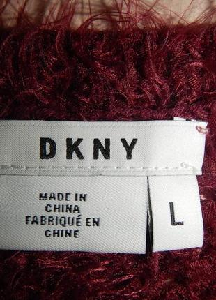 Пухнаста кофта кольору марсала оверсайз dkny p.l7 фото