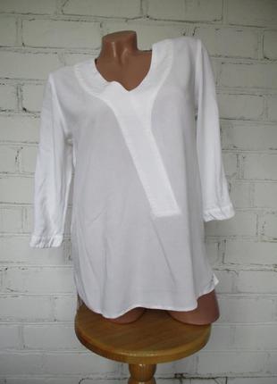 Блуза/рубашка белая вискозная/s-l1 фото