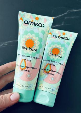 Amika the kure intense bond repair hair mask интенсивная восстанавливающая маска для волос1 фото