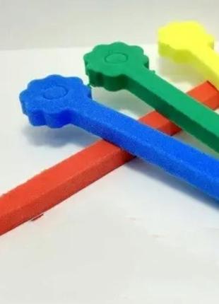 Мягкие бигуди для завивки волос ромашка длина 15 см, в упаковке 10 штук