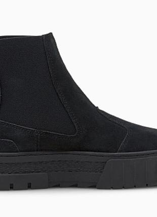 Боты / челси пума, puma mayze chelsea suede black5 фото