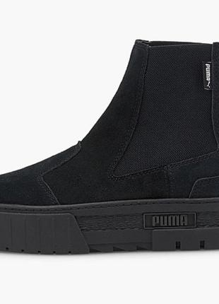 Боты / челси пума, puma mayze chelsea suede black2 фото