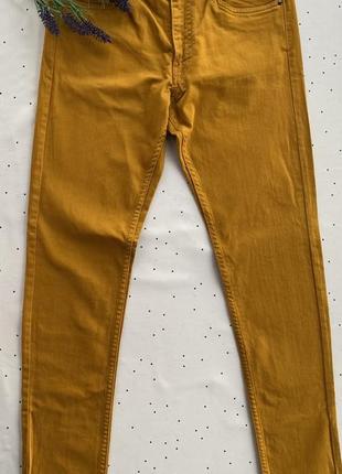 Брюки джинси h&m гірчичні весняні розмір 322 фото