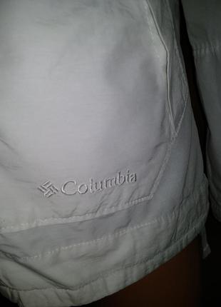 Крутая котоновая куртка ветровка хлопок columbia пог 50 см8 фото