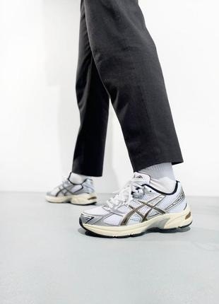 Asics gel-1130 white/silver/brown