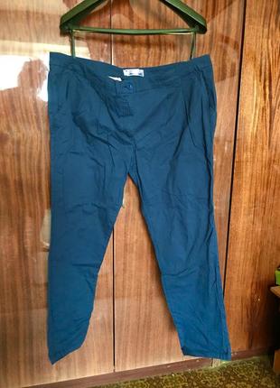 Базовые женские брюки насыщенного темно синего цвета р. 24 ф . bpc