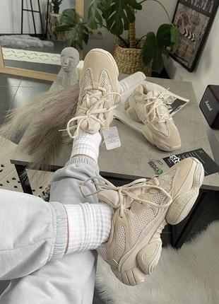 Adidas yeezy 500 blush7 фото