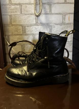 Зимові шкіряні черевики dr. martens- оригінал