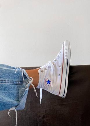 Кеди converse chuk taylor classic white high4 фото