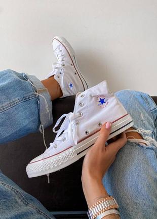 Кеди converse chuk taylor classic white high7 фото