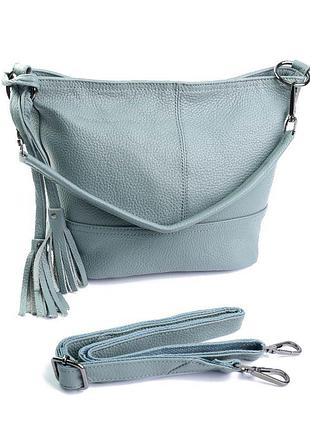 Кожаные сумки в разных цветах