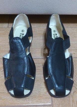 Босоножки женские черные shoe tailor сандалии босоніжки жіночі чорні сандалії