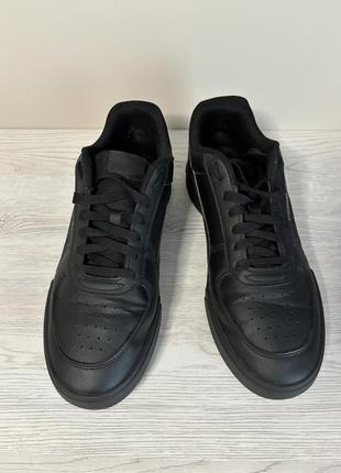 Кроссовки кеды кожаные puma caven black.3 фото