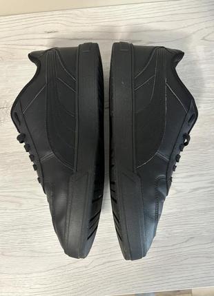 Кроссовки кеды кожаные puma caven black.4 фото