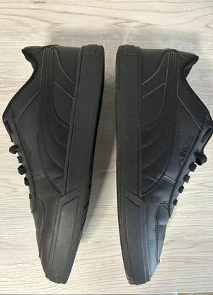 Кросівки кеди шкіряні puma caven black.5 фото