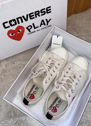 Кеды белые converse, женские