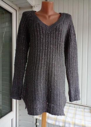 Толстый свитер джемпер туника4 фото