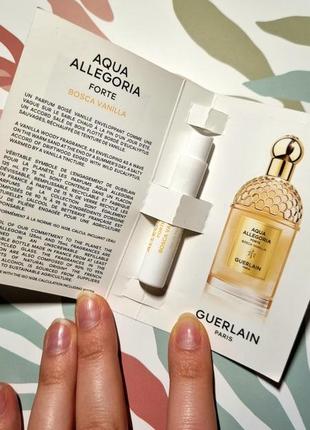 Пробник парфюма guerlain aqua allegoria bosca vanilla epd 1ml