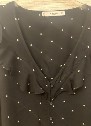 Блуза в дрібний горошек