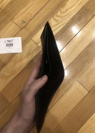 Новий шкіряний гаманець calvin klein, оригінальний, є чек5 фото