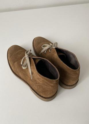 Ботинки дезерты giardini натуральная замш и кожа / ботинки демисезонные2 фото